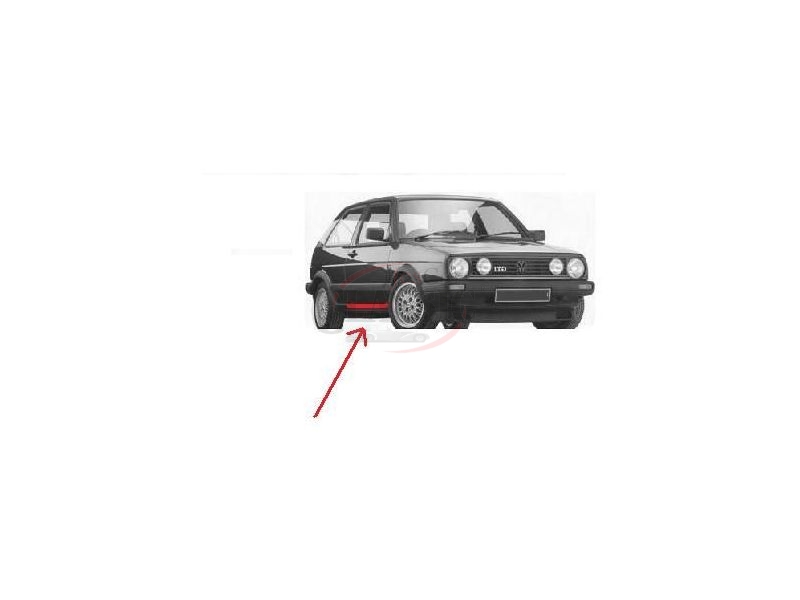 VW Golf II - Soleira de porta direita