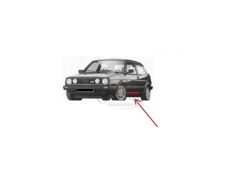 VW Golf II - Soleira de porta esquerda
