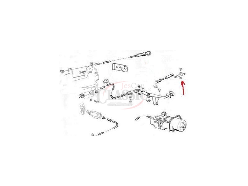 Peugeot 404 / Peugeot 504 - Mola de fixação metálica (Ø 5mm)