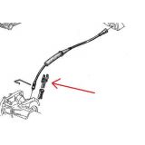 Renault  / Renault Clio - Guia e suporte de fixação do cabo conta kms