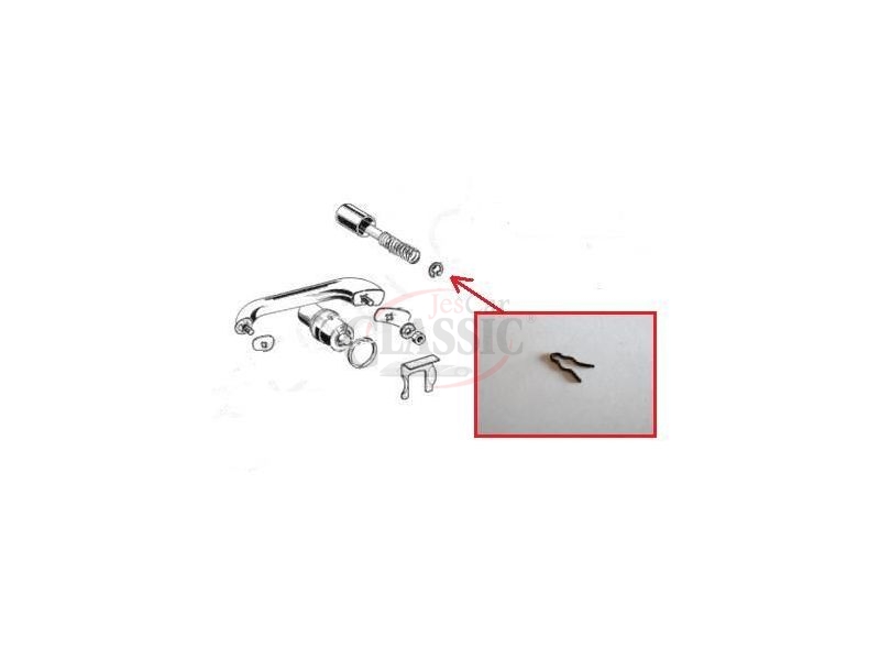 Peugeot 203 / Peugeot 403 - Freio de fixação metálico (Ø 6mm)