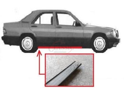 Mercedes-Benz W201 190 - Friso embelezador inferior de borda (1610mm)