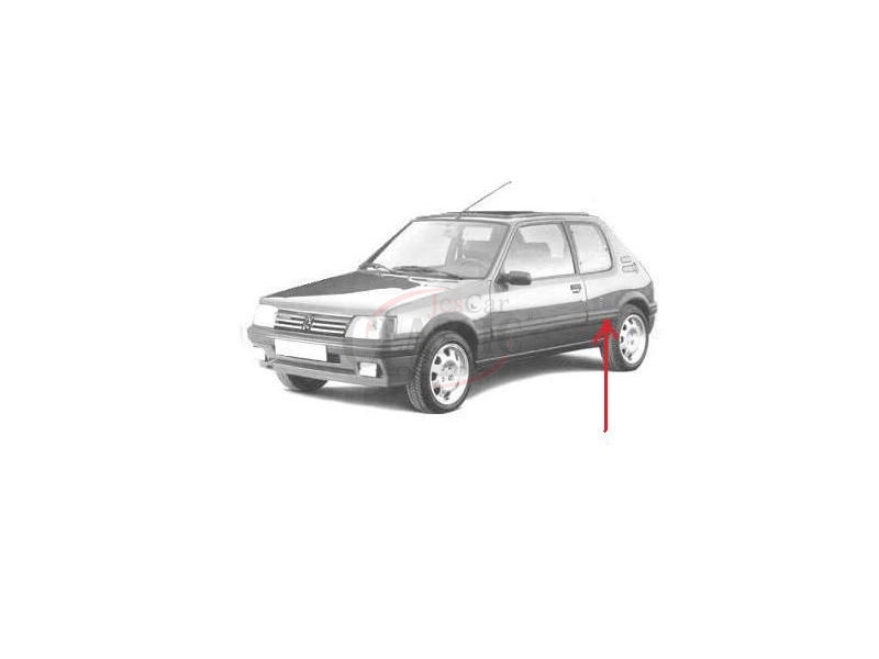 Peugeot 205 CTI / Peugeot 205 GTI - Aba de guarda-lama traseira esquerda