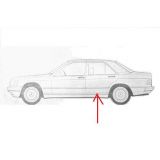 Mercedes-Benz W201 190 - Friso embelezador inferior da porta traseira esquerda
