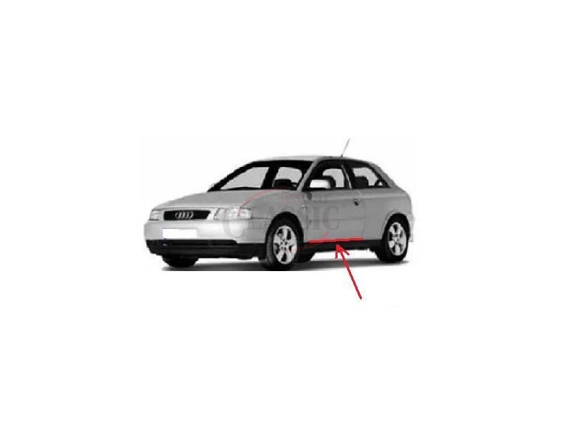 Audi A3 8L1 - Friso embelezador inferior da porta esquerda (1180mm)