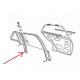 Peugeot 205 / Peugeot 309 - Calha de prumo guia do vidro porta traseira esquerda
