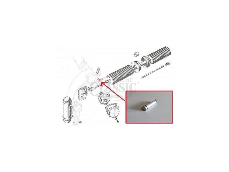 Citroen 2CV - Cavilha triangular do pote suspensão frente (42x12)