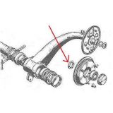 Citroen 2CV / Citroen Dyane / Citroen Mehari - Retentor do cubo roda frente / tras (45x62x8)