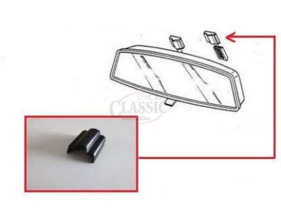 Peugeot 305 / Peugeot 505 - Tampa de acabamento e suporte do espelho retrovisor interior