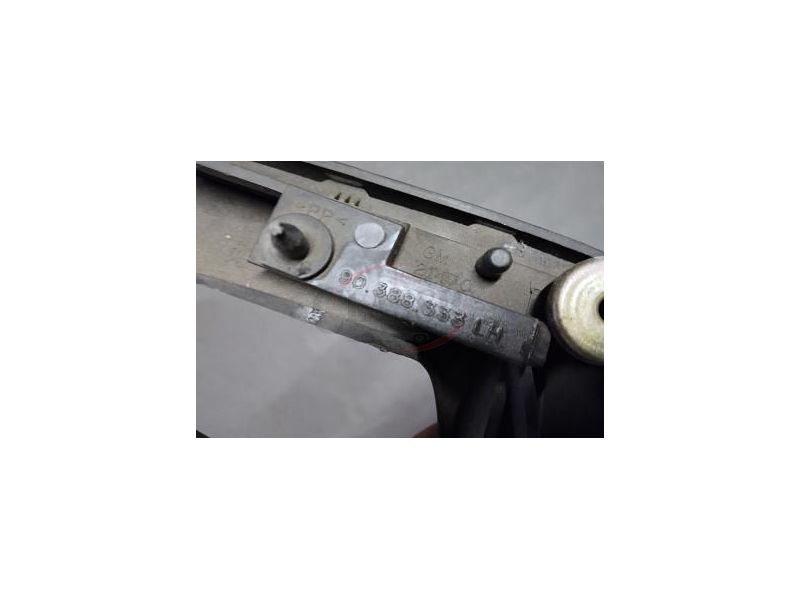 Opel Corsa B - Puxador de porta interior esquerda com espelho manipulo (CINZA)