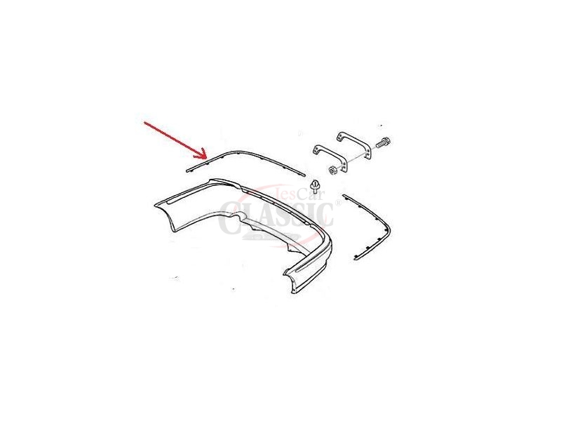 Rover 45 - Friso do para-choques tras direito