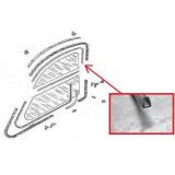 Citroen 2CV - Borracha do vidro fixo da porta frente