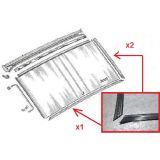 Citroen 2CV - Jogo de 3 borrachas tampa mala