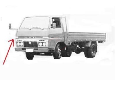 Daihatsu Delta II - Vidro farolim frente direito