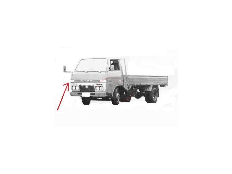 Daihatsu Delta II - Vidro farolim frente direito
