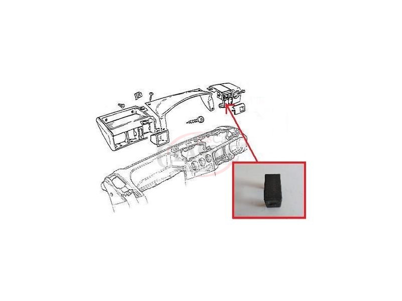 Opel Corsa A - Interruptor (Botão falso)