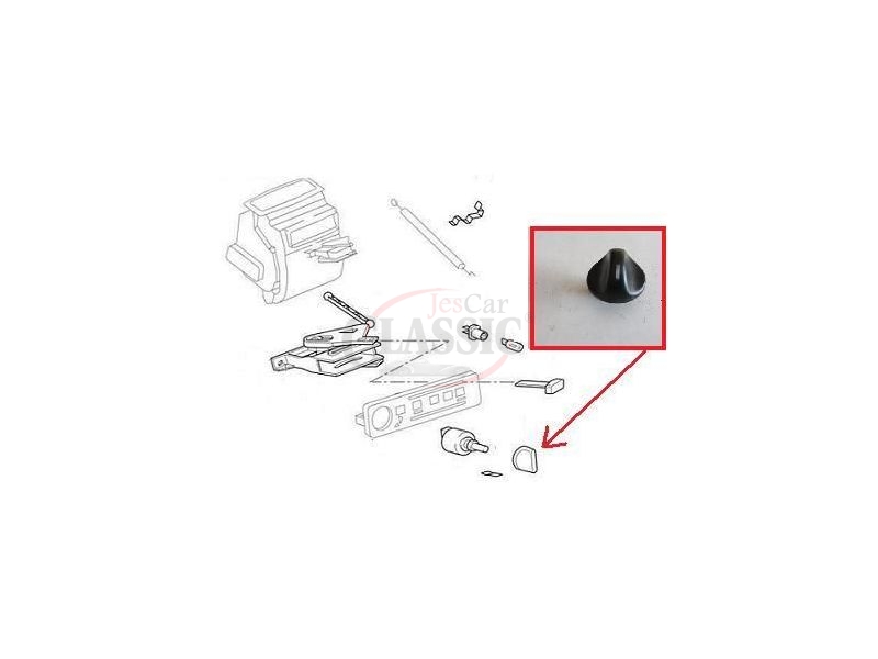 Citroen AX - Botão de comando ventilação