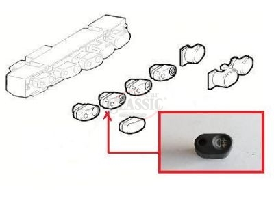 Fiat Punto I - Interruptor de luzes (Fase II - Tampa)