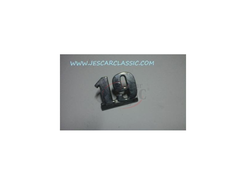 Renault 19 II  - Emblema traseiro (19)
