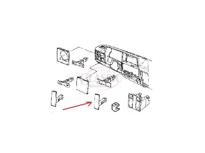 Opel Corsa A - Interruptor (Botão falso)
