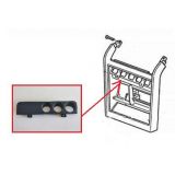 Peugeot 205 - Guarnição de consola central para interruptores