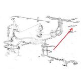 Peugeot 404 / Peugeot 504 - Jogo (2) abraçadeira para tubos de injectores