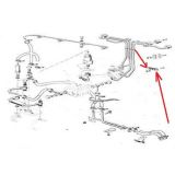 Peugeot J7 / Peugeot 504 - Jogo (2) abraçadeira para tubos de injectores