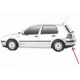 VW Golf IV - Spoiler para-choques tras (LIP)