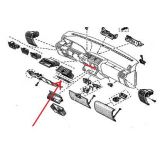 Renault Clio I - Moldura do tablier / consola central