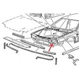 Renault 21 - Borracha inferior farol
