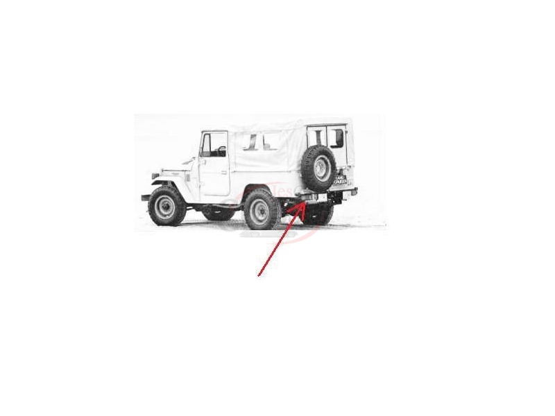 Toyota Land Cruiser BJ40 / Toyota Land Cruiser BJ45 - Farolim tras direito / esquerdo