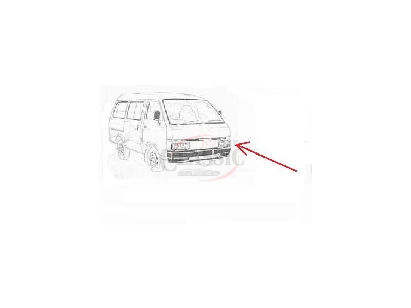 Nissan Vanete C220 - Farol principal esquerdo (HELLA)