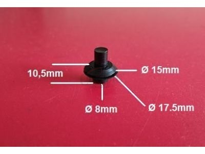 Fiat 124 - Mola de fixação para frisos