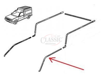 Renault Express - Friso tejadilho esquerdo