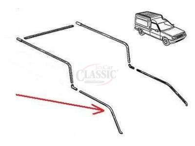 Renault Express - Friso tejadilho direito