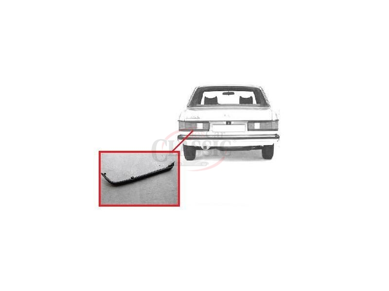 Mercedes-Benz W123 - Friso embelezador tras esquerdo (PRETO)