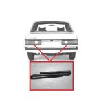 Mercedes-Benz W123 - Jogo de 2 frisos embelezadores tras (PRETO)