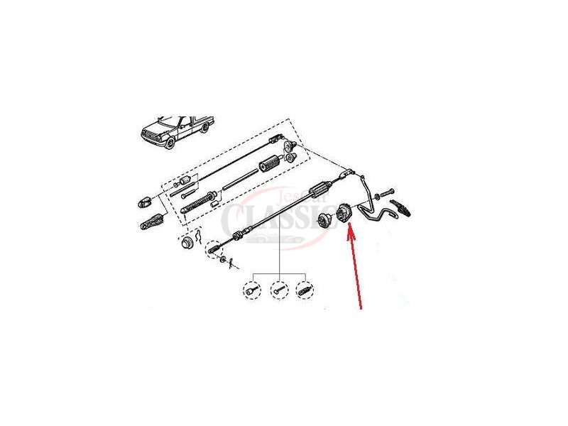 Renault Super 5 - Suporte do pedal acelerador