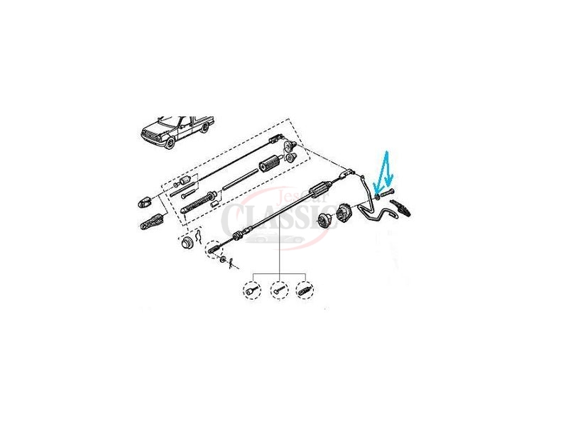 Renault - Parafuso sextavado (M5x55)