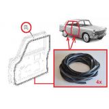Peugeot 404 - Jogo de (4) borracha de porta frente / tras