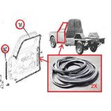 Peugeot 403 Pick-up - Jogo (2) borrachas porta