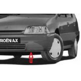 Citroen AX II - Capa de cobertura do gancho reboque frente