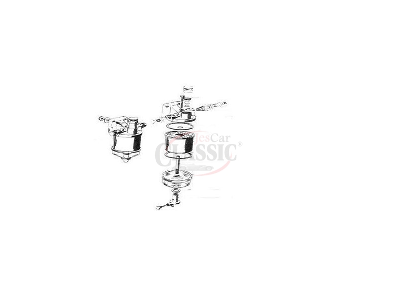 Citroen CX / Peugeot J7 / Renault - Filtro de combustível (ROTO-DIESEL)