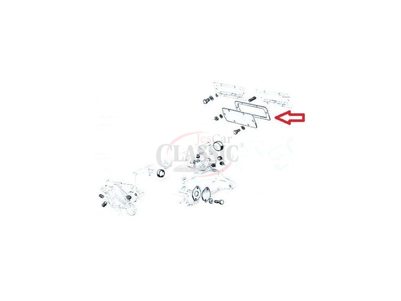 Peugeot 403 / Peugeot 404 - Junta lateral do bloco motor
