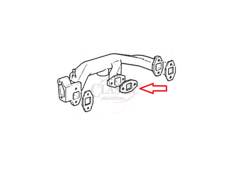 Peugeot 404 - Junta de colector admissão
