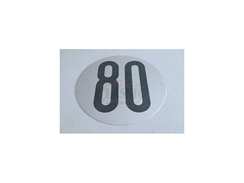 Multimarcas - Distico de velocidade 80 Km´s