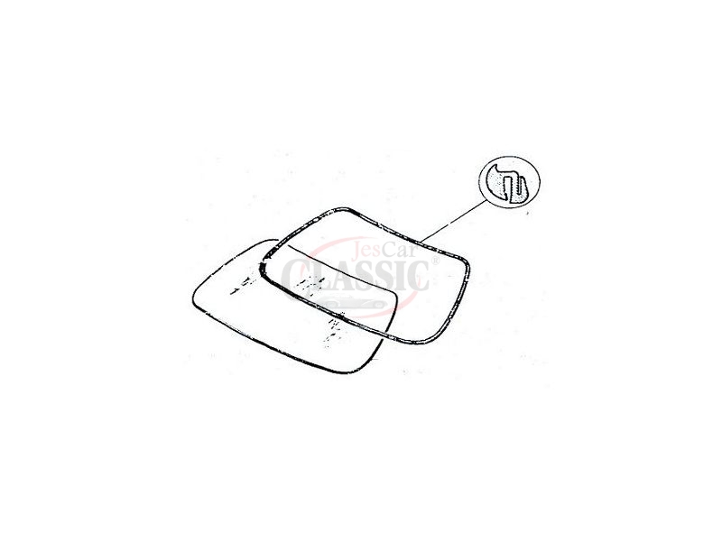 Citroen Visa - Borracha do vidro para-brisas