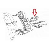 Fiat Ducato II / Peugeot Boxer I - Suporte de fixação tensor da distribuição