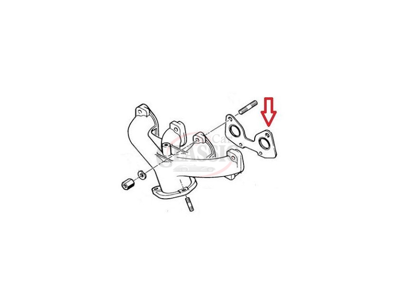 Citroen AX / Peugeot 106 / Peugeot 205 - Junta de colector escape (Mot. TU)