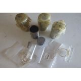 Renault 4 / Renault Floride - Jogo de 4 camisas e pistões Ø58 com cavilha Ø14x50 (Mot. 670-1-5, 800-02, B1B))